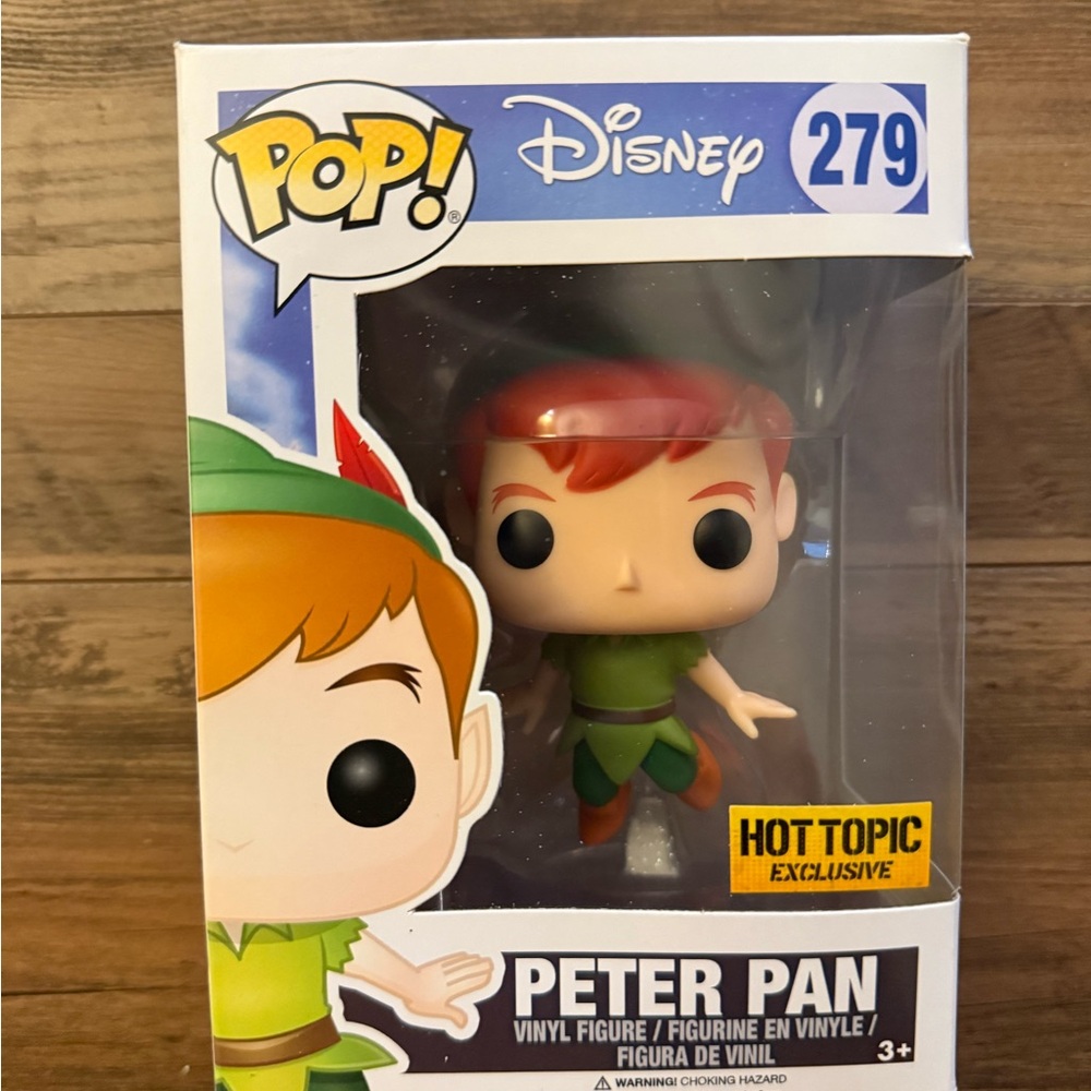 Funko Pop! Disney Peter Pan Vinyl Figure - Rare Exclusive